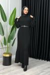 Ebrar Triko Tesettür Siyah