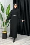 Ebrar Triko Tesettür Siyah