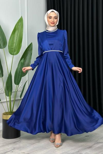 Gemma Abiye Tesettür Mavi