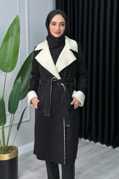 Ilgaz Kürklü Mont Siyah