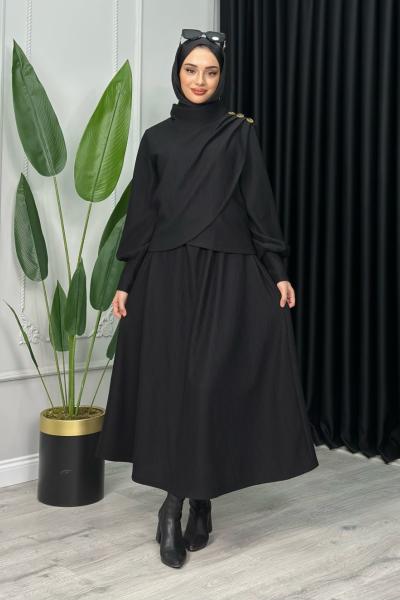 Nimet Etekli Takım Siyah