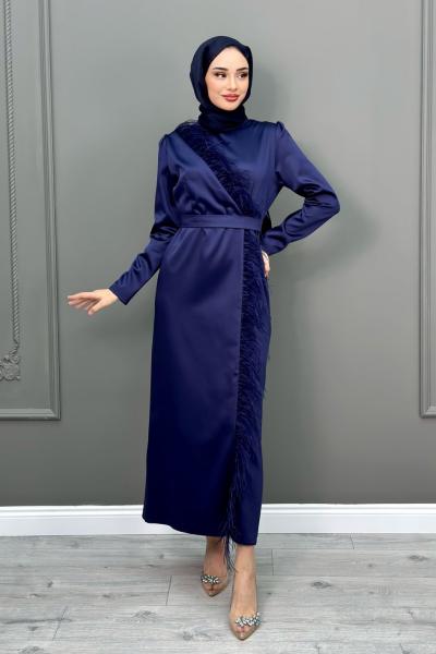 İzel Abiye Lacivert
