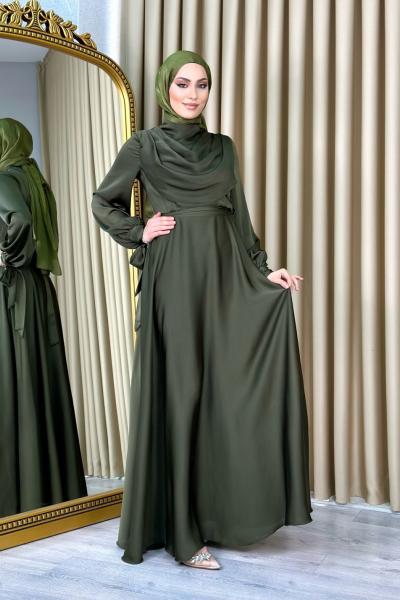 Helen Abiye Tesettür Yeşil