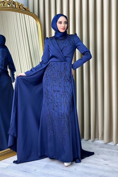 Meral Abiye Lacivert