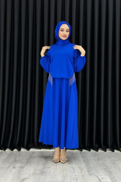 Asya etekli takım Saks Mavisi