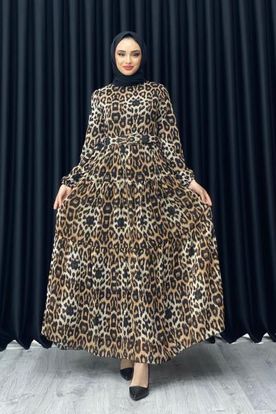 BERNA LEOPAR DESEN Siyah