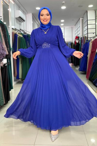 Büşra Abiye Saks Mavisi