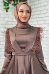 Diana Abiye Tesettür Vizon