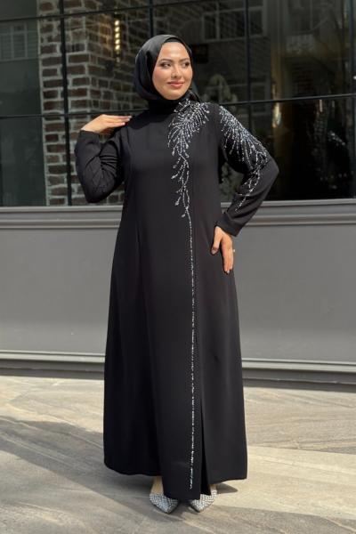 Didem Tesettür Abiye Siyah