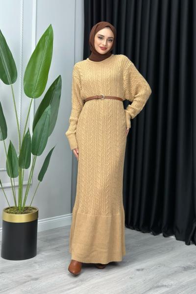 Ebrar Triko Tesettür Sütlü Kahve