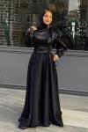 Emel Tesettür Abiye Siyah