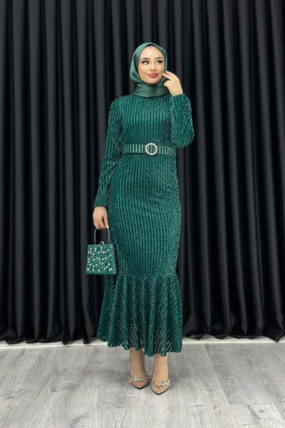 Emine simli abiye Yeşil