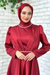 Gemma Abiye Tesettür  Bordo