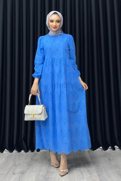 GÖKÇE ELBİSE  Mavi