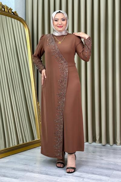 Gülcan Abiye Kahverengi