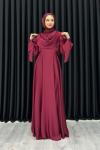 Helen Abiye Tesettür Bordo