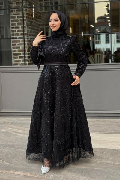 İrem Tesettür Abiye Siyah