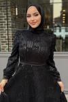 İrem Tesettür Abiye Siyah