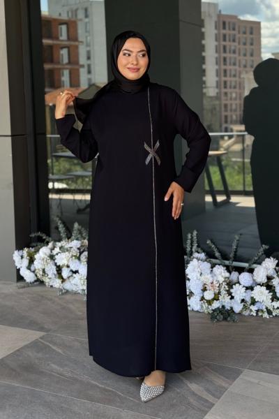 Irmak Tesettür Abiye Siyah
