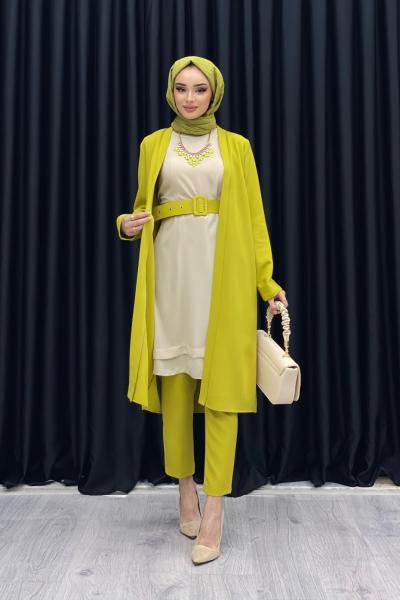 KADER CEKET PANTOLON TAKIM Yağ Yeşili