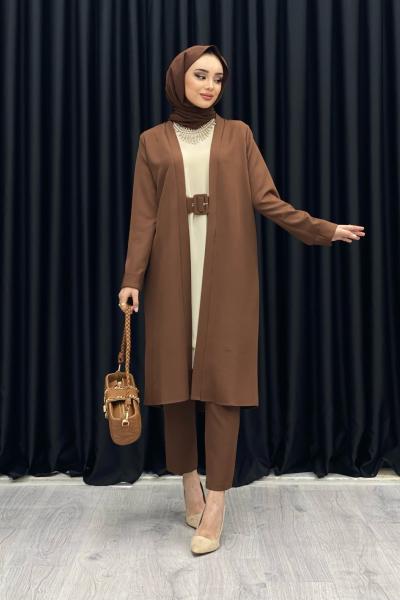 KADER CEKET PANTOLON TAKIM Kahverengi