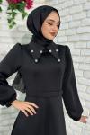 Lale Elbise Siyah