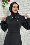 Lale Elbise Siyah