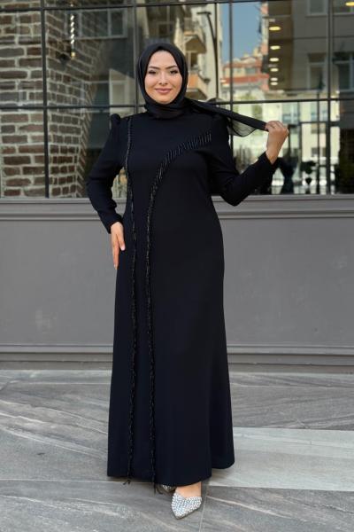Lavin Tesettür Abiye Siyah
