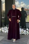 Menekşe Tesettür Abiye Mor