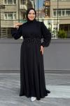 Neslişah Tesettür Abiye Siyah