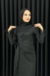 Suzan Abiye Tesettür Siyah