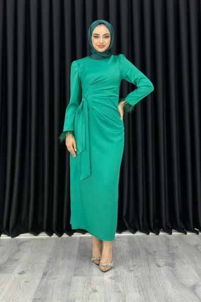 Suzan Abiye Tesettür Yeşil