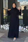Tana Tesettür Abiye Siyah