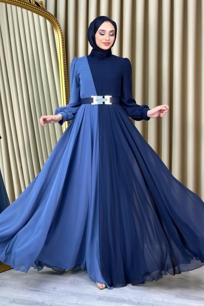 Zeliha Abiye Lacivert