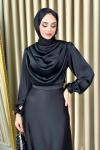 Zeynep Abiye Tesettür Siyah