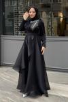 Annabel Tesettür Abiye Siyah