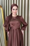 Mısra Abiye Kahverengi