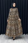 BERNA LEOPAR DESEN Siyah