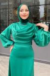 Yaren Abiye Tesettür Yeşil