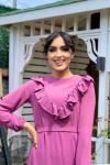 NESLİHAN PANTOLONLU TAKIM Lila