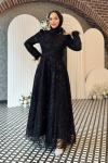Hürrem Tesettür Abiye Siyah