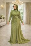 Nadire Tesettür Abiye Haki