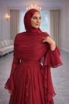 Madonna Abiye Bordo