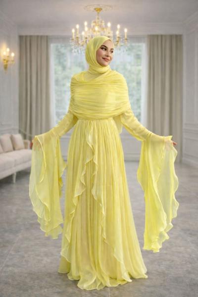 Madonna Abiye Sarı