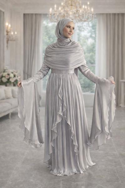 Madonna Abiye Gri