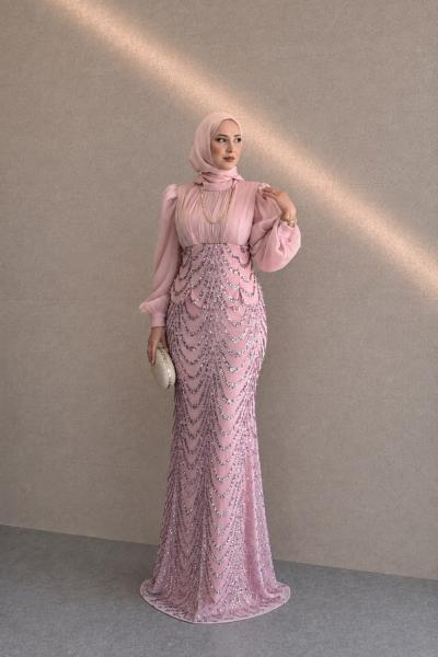 Hatice Tesettür Abiye Pudra