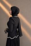 Merve Tesettür Abiye Siyah