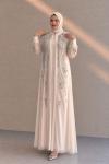 Handan Abaya Bej
