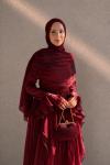 Madonna Abiye Işıltılı Bordo