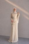 Mihriban Dantel Abiye Taş Rengi